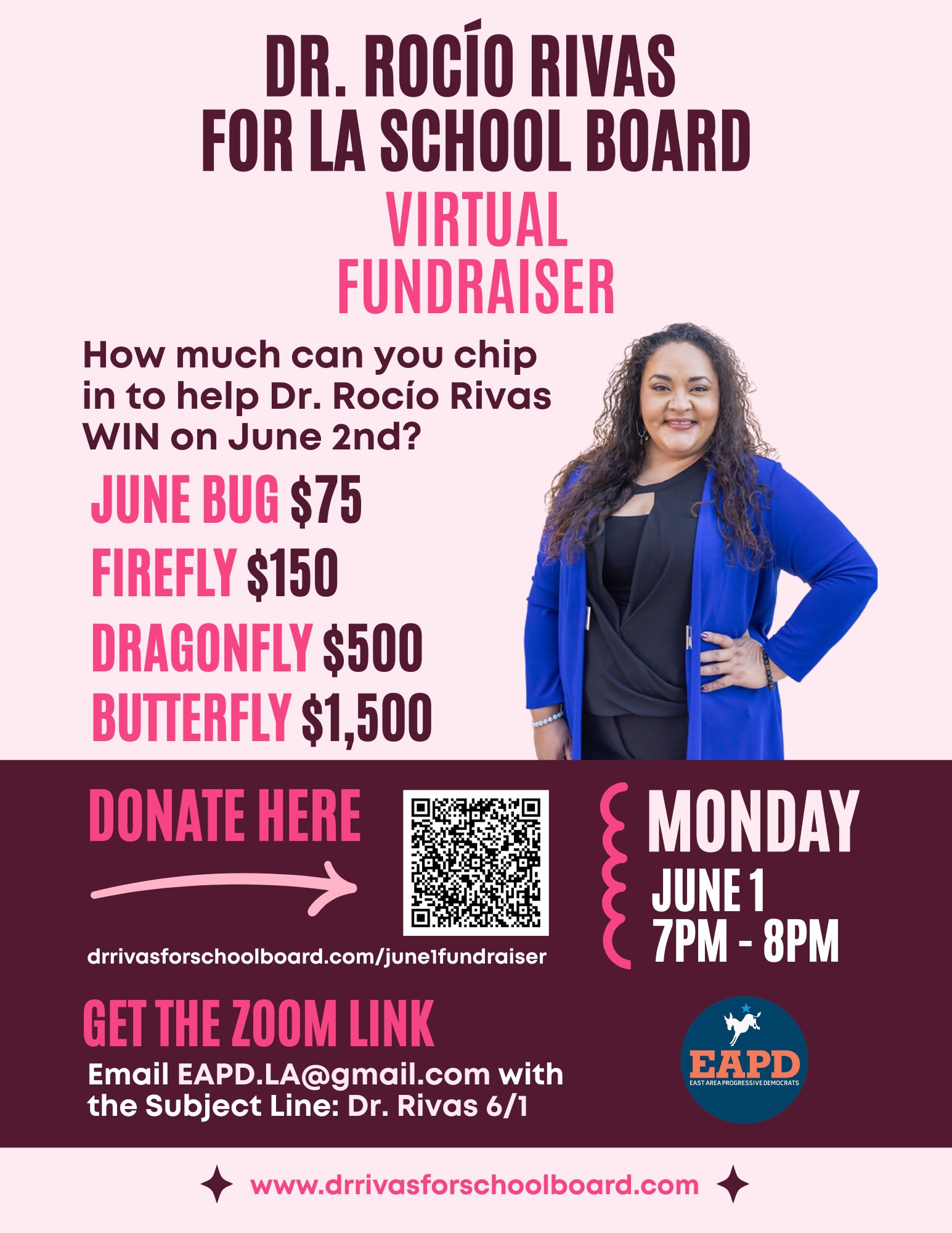 Dr. Rocio Rivas for School Board 2026 - Online Contributions by ...