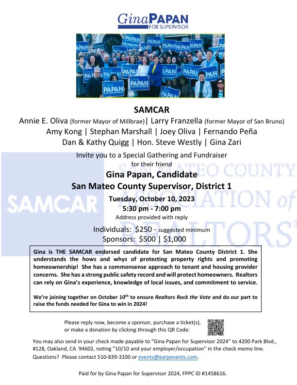 Gina Papan for Supervisor 2024 - Online Contributions by eFundraising  Connections