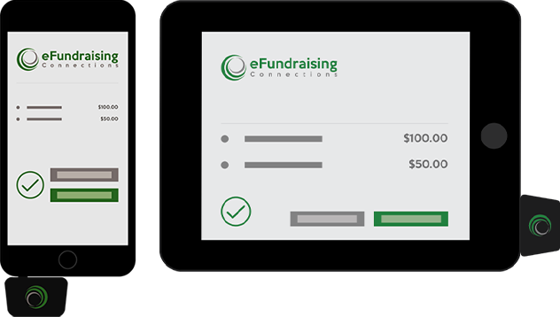 Easy to use Funds Mobile Credit Card Reader for all Android or iOS Mobile Devices for Accepting Political Campaign Donations Anywhere.